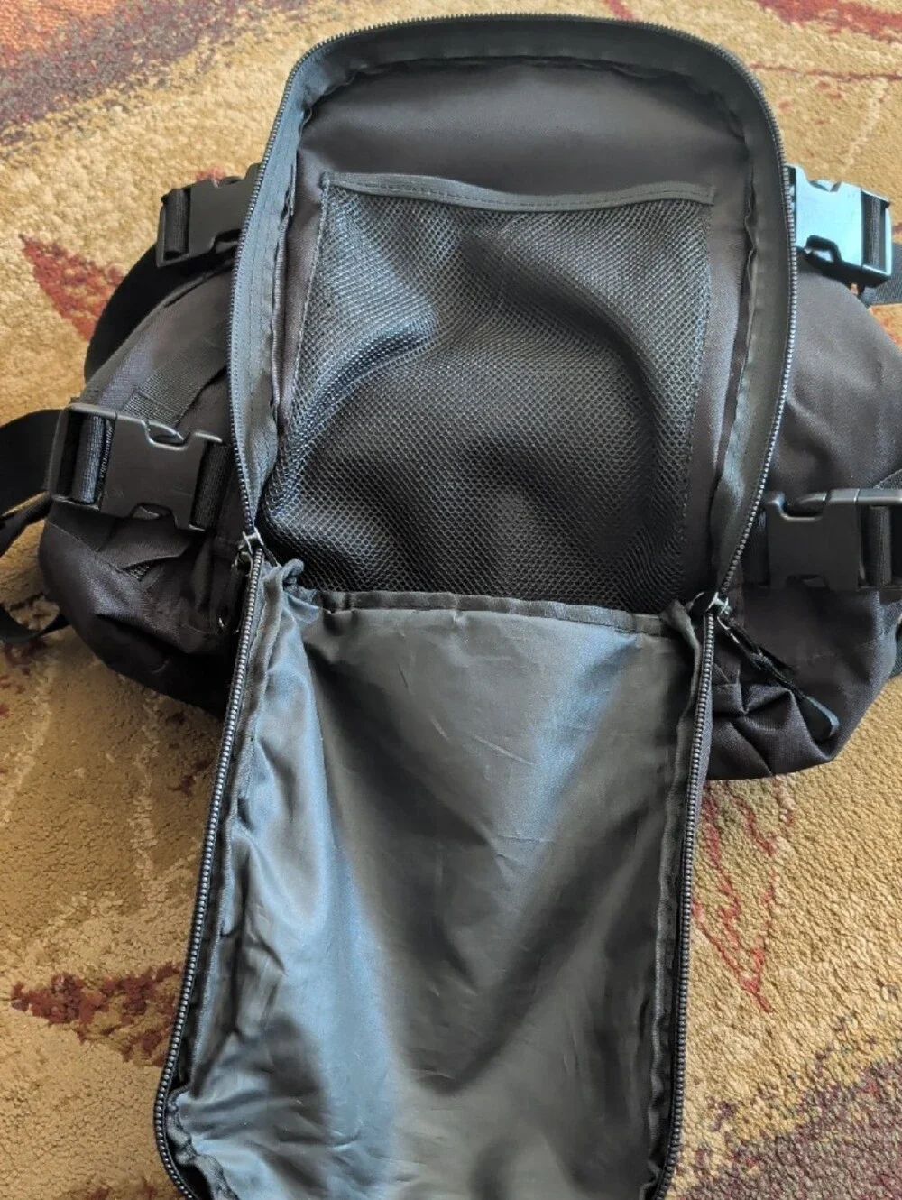 Black Tactical Men’s Backpack - Durable Everyday Carry